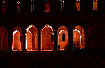 Kloster Chorin in der Nacht