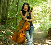 Maiko Shoji mit ihrem Cello