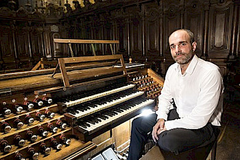 Juan de la Rubia mit 3 Etage Orgel