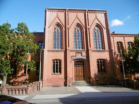 Gymnasium Perleberg, Ansicht des Eingangs