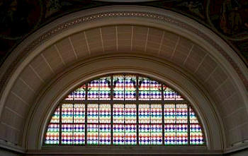 Fenster von einer Kirche