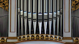 Die Röhre von einem Orgel