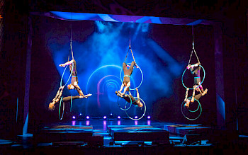 Akrobatic auf der Bühne