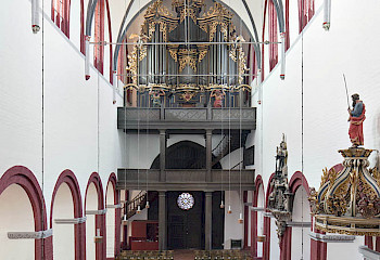Der Inneraum des Doms mit Blick auf die Orgel, Photo: Ch. Muhrbeck