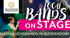 Poster «Local bands on stage»
