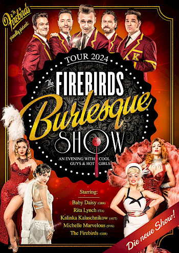 Plakat «The Firebirds Burlesque Show 2024»
