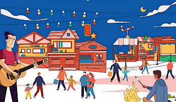 Plakat «Weihnachtsmarkt»