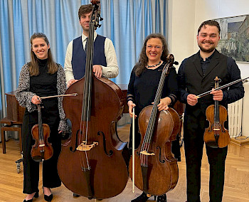 4 Musiker vom Ensemble der Friedenauer Transparenzen