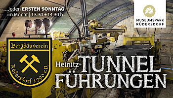 Poster «Tunnelführung – Heinitztunnel»