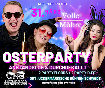 Poster «Tanzparty: Volle Möhre - Osterparty!»