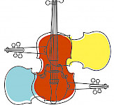 Zeichnen: Geige