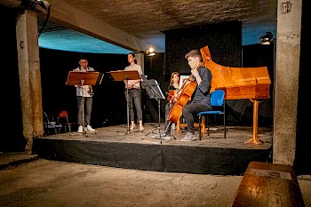 Pia Davila und Ensemble 2019 (Photo: Uwe Balewski)